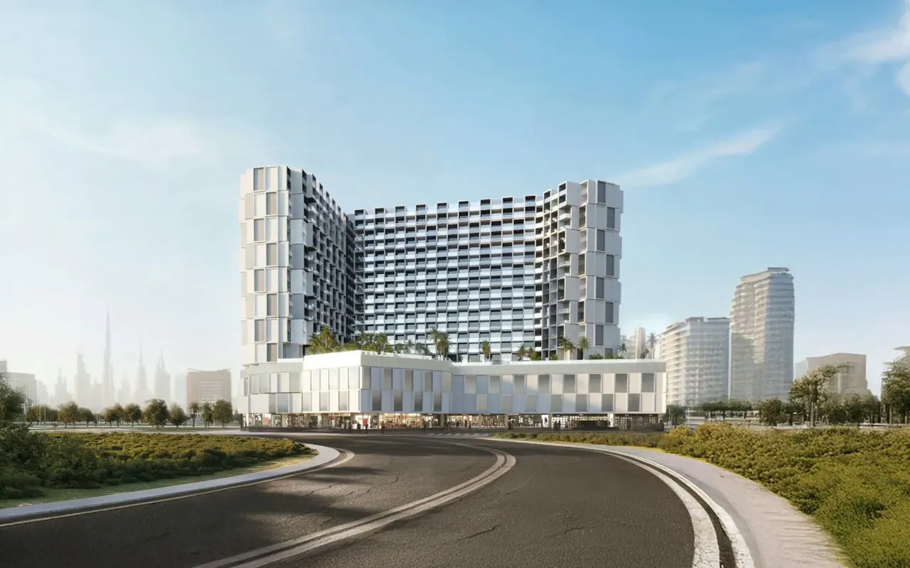 Binghatti Cullinan architectural exterior render from Binghatti
