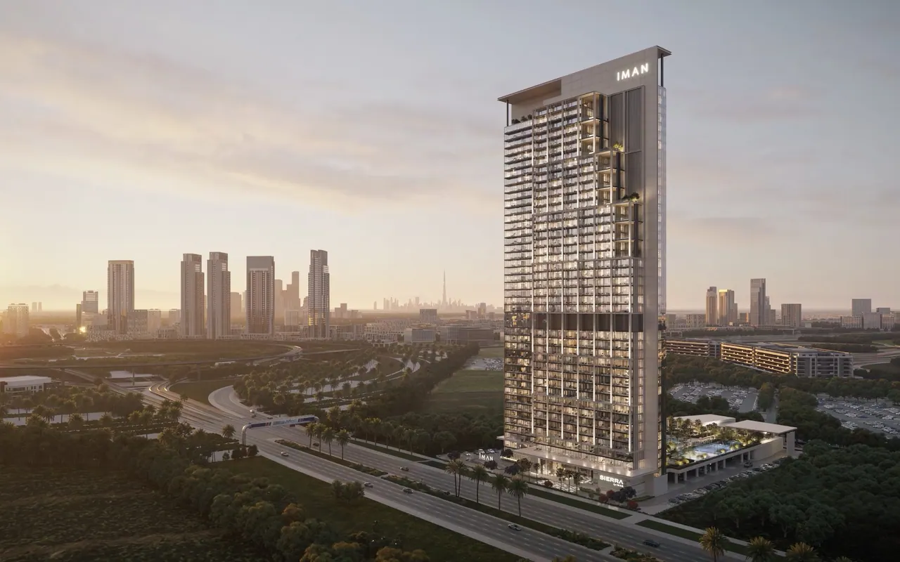 Sierra By Iman architectural exterior render from IMAN Developers
