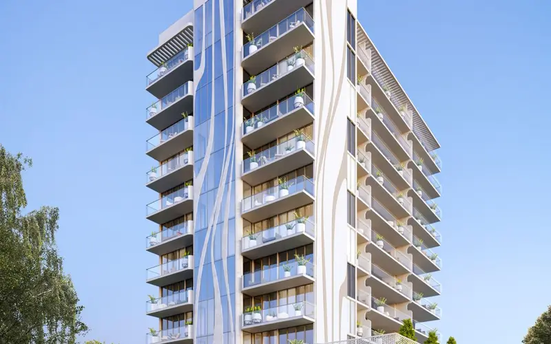 Myra Onyx by Myra Properties, developer render of the exterior