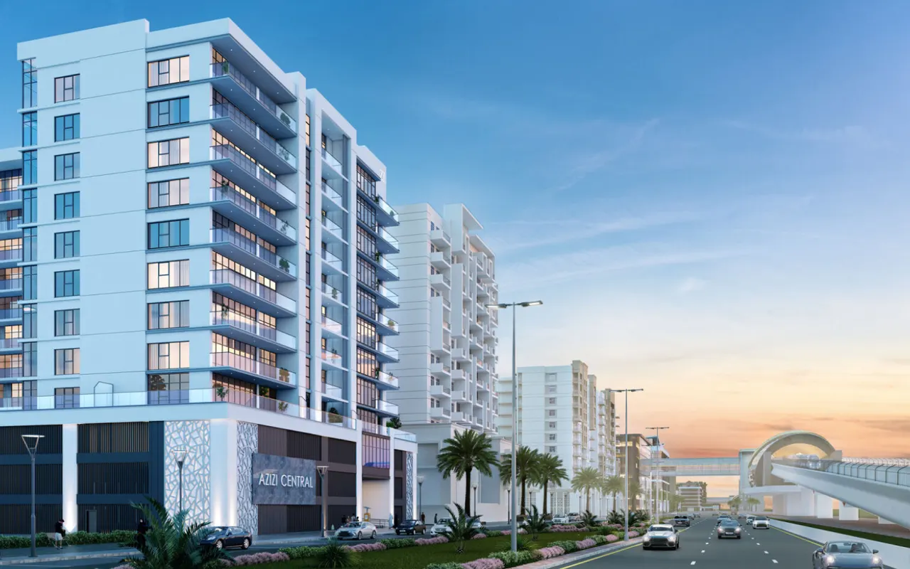 Azizi Central, developer architectural render