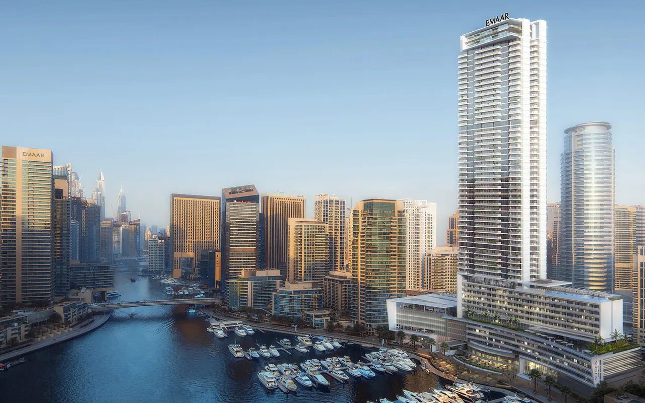 Vida Residences Dubai Marina, developer project visualisation from Emaar