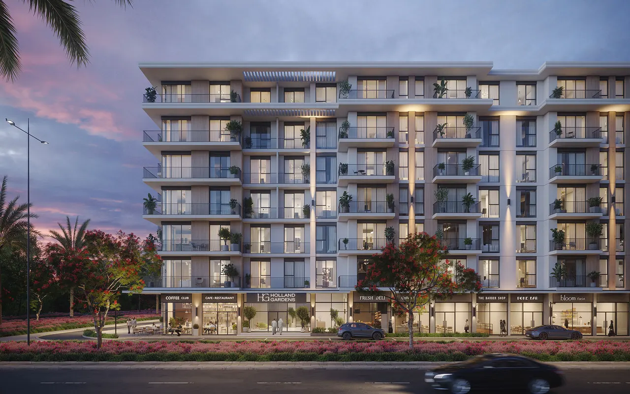 Holland Gardens, official developer project visualisation