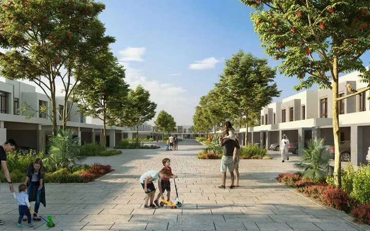 Noor Townhouses, official developer project visualisation