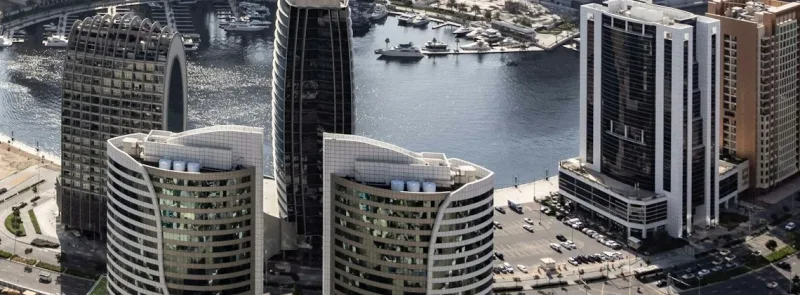 Business Bay canal-side offices
