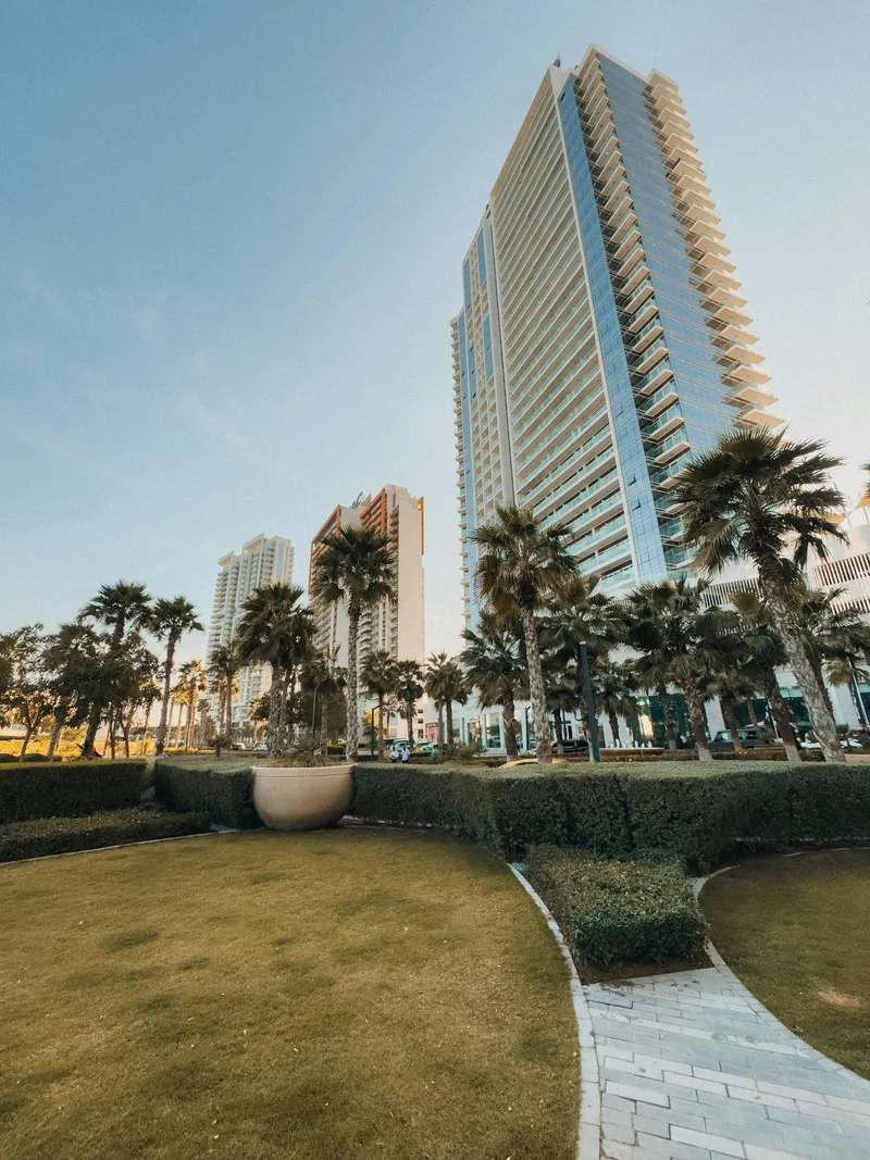 DAMAC Hills landscaped park and residences