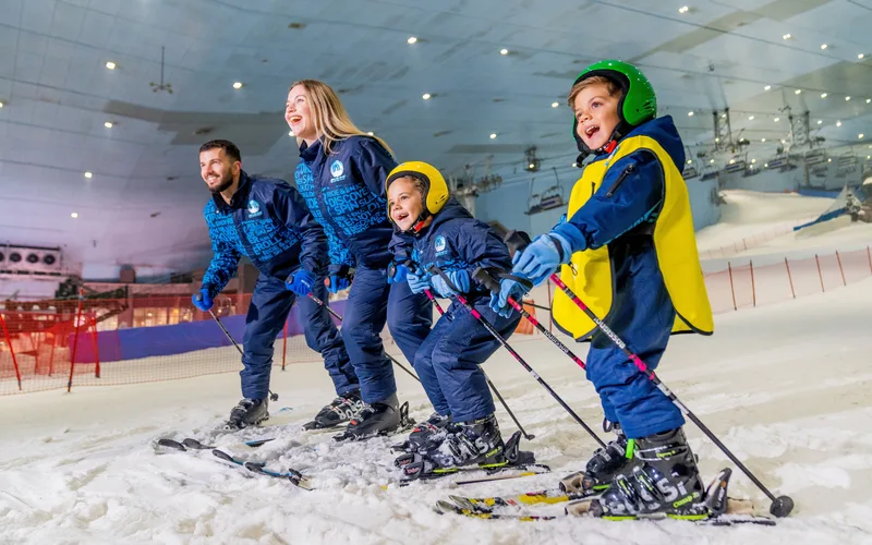 Ski Dubai indoor slopes at Mall of the Emirates