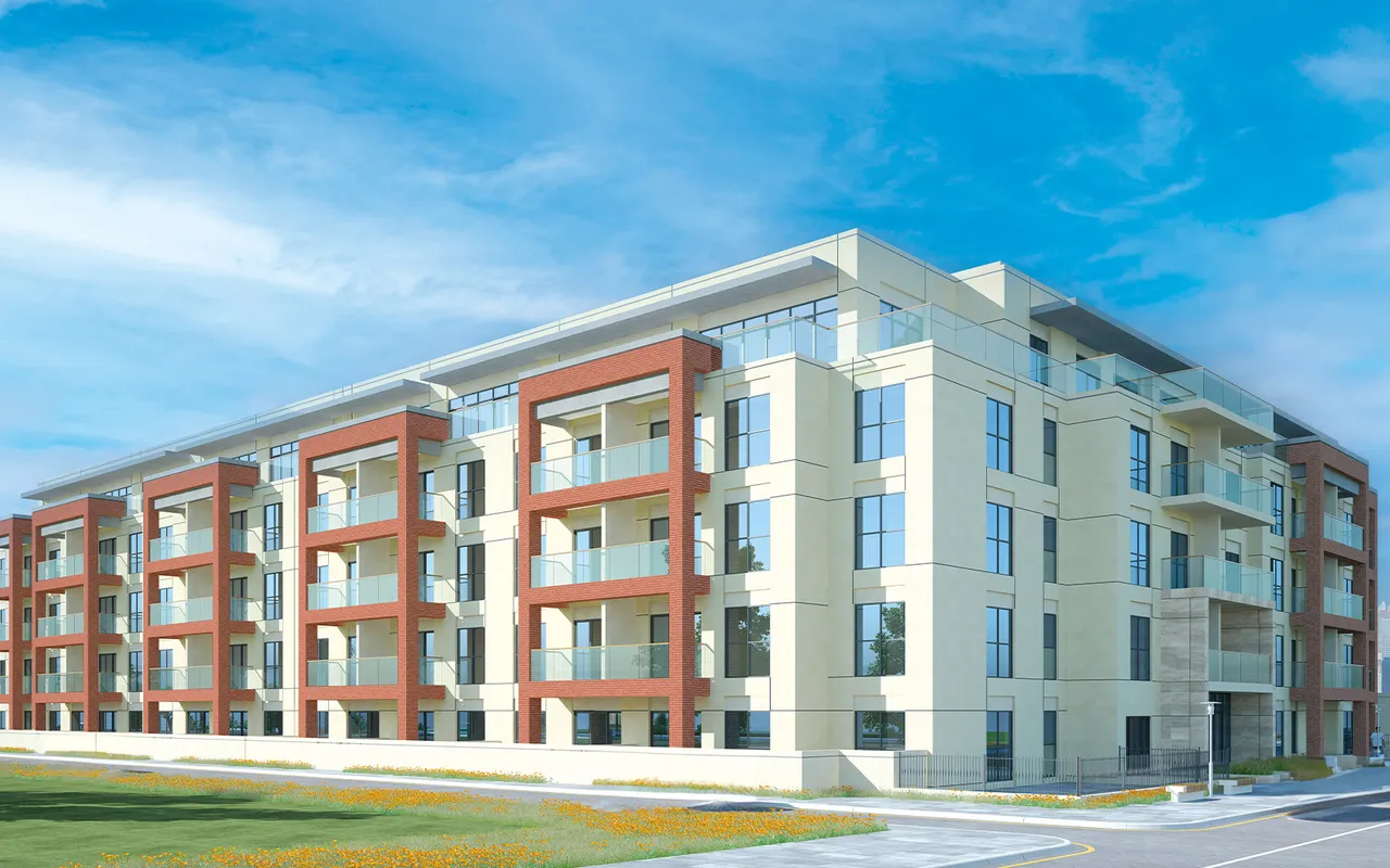 eleganz, developer architectural render from Danube; full development context, specific tower not identified