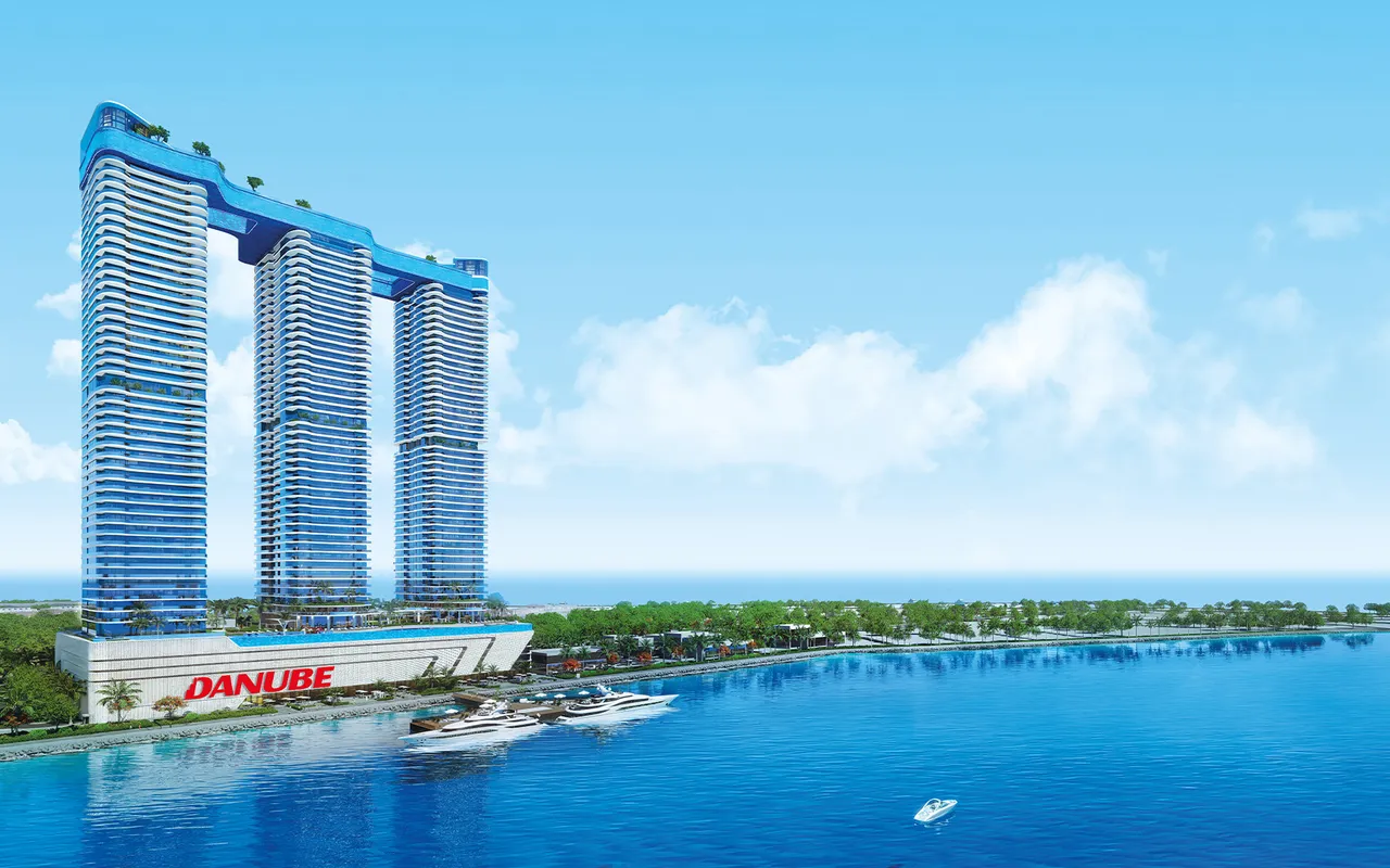 oceanz 3, developer architectural render from Danube; full development context, specific tower not identified