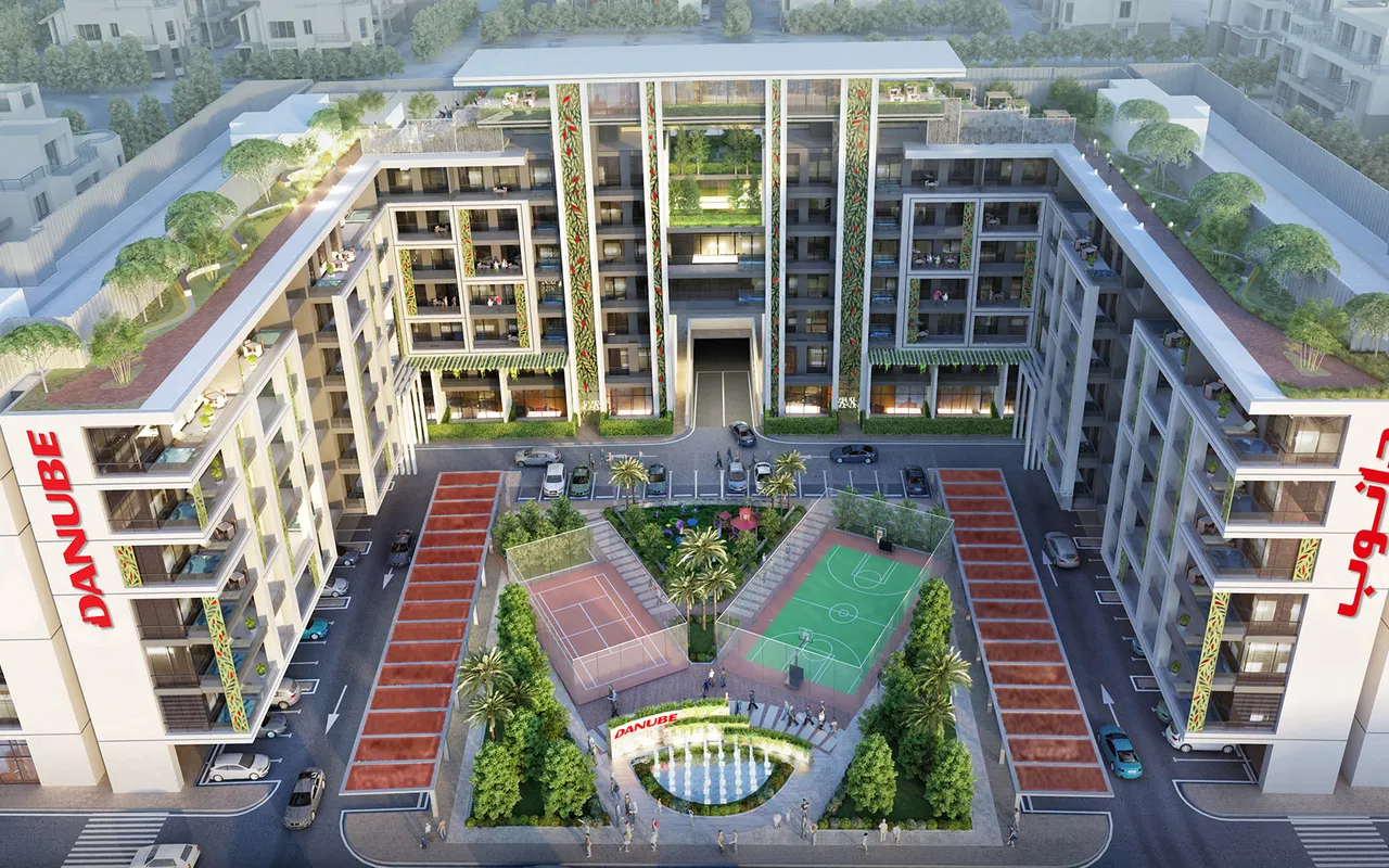 petalz, developer architectural render from Danube; full development context, specific tower not identified