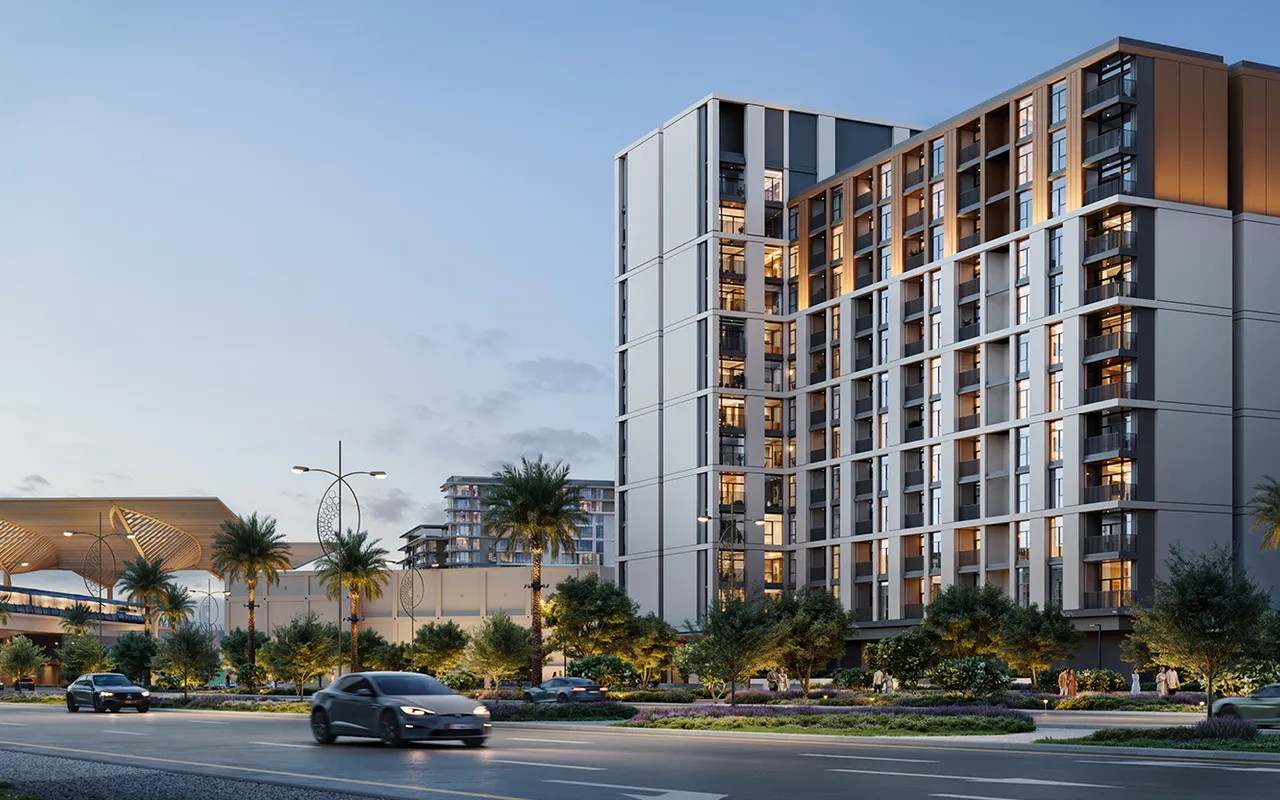 Terra Woods architectural exterior, developer render from Emaar