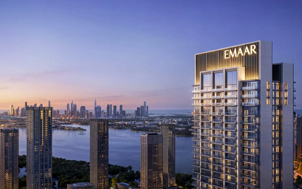 Valia architectural exterior, developer render from Emaar